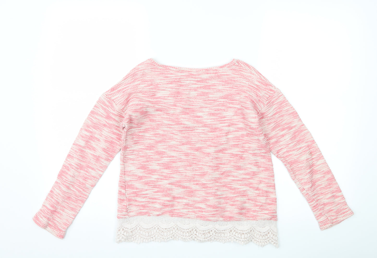 NEXT Girls Pink   Pullover Jumper Size 11 Years