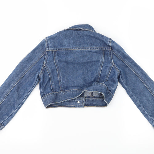 George Girls Blue  Denim Jacket  Size 5-6 Years
