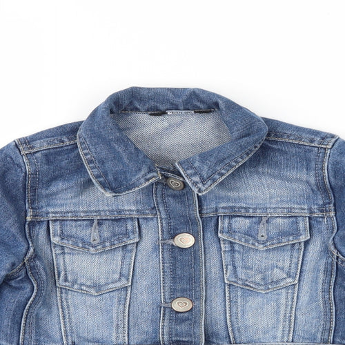 George Girls Blue  Denim Jacket  Size 5-6 Years