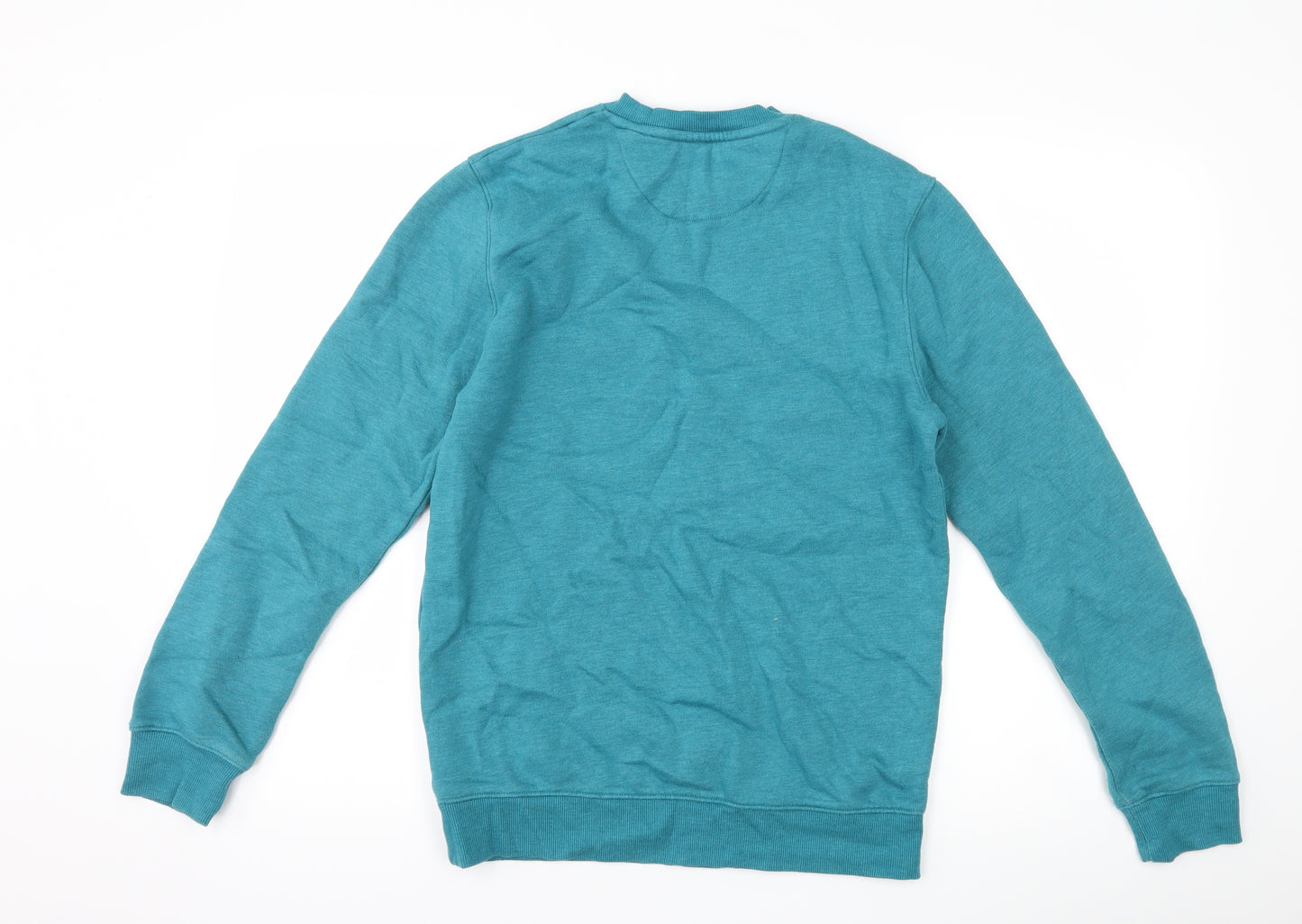 Matalan Mens Blue   Pullover Sweatshirt Size S  - graphic