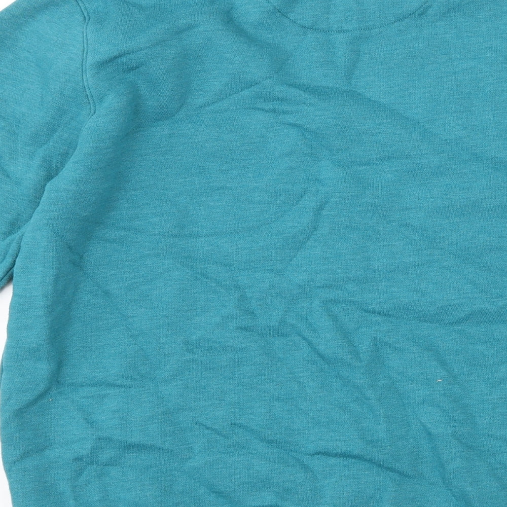 Matalan Mens Blue   Pullover Sweatshirt Size S  - graphic
