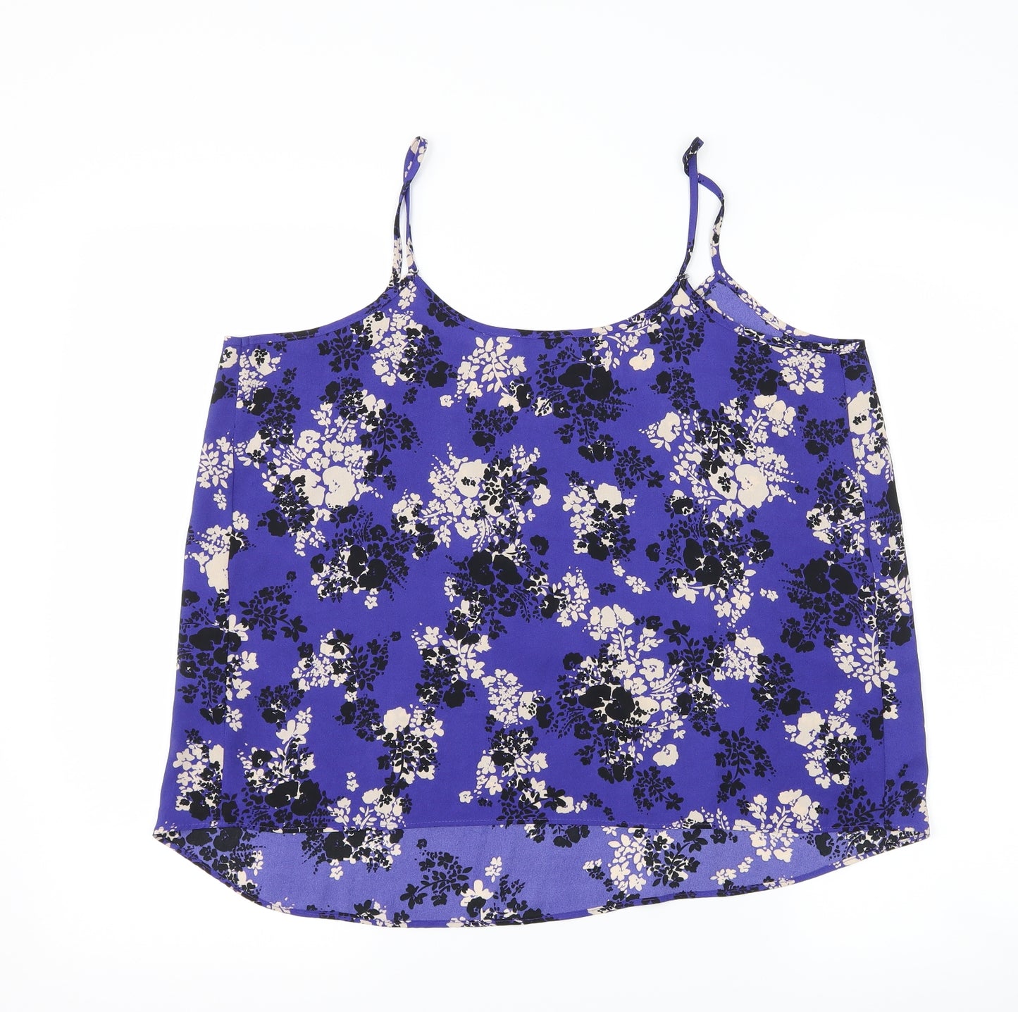 Papaya Womens Purple Floral  Camisole Tank Size 16