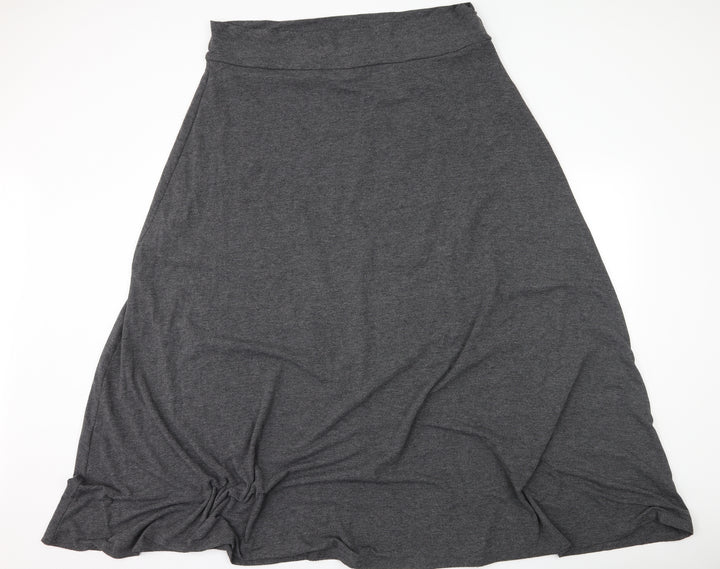 capsule Womens Grey Maxi Skirt Size 44 in