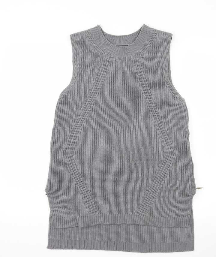 River Island Womens Grey Basic Tank Size 8