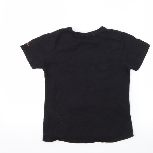 Primark Girls Black   Basic T-Shirt Size 7-8 Years  - disney the lion king