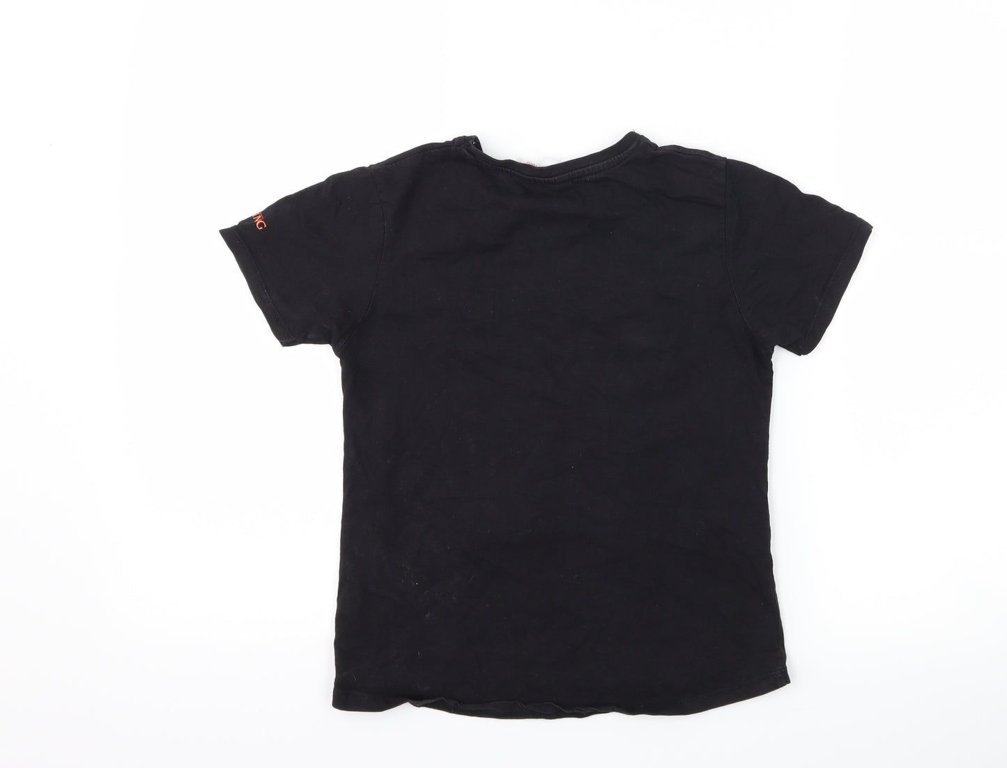 Primark Girls Black   Basic T-Shirt Size 7-8 Years  - disney the lion king