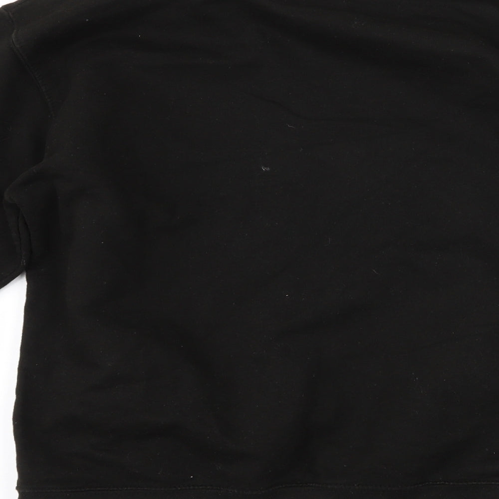 Just Hoods Womens Black   Pullover Sweatshirt Size S  - Surfboard