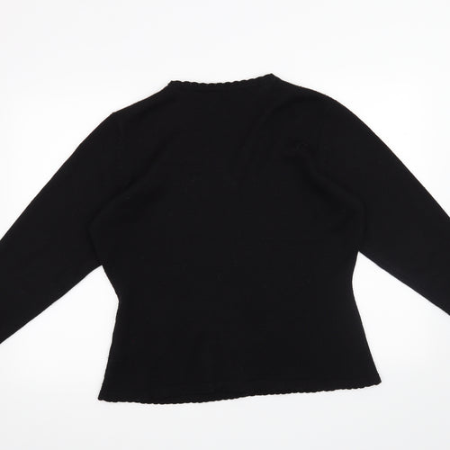 Marks and Spencer Womens Black   Cardigan Jumper Size 18