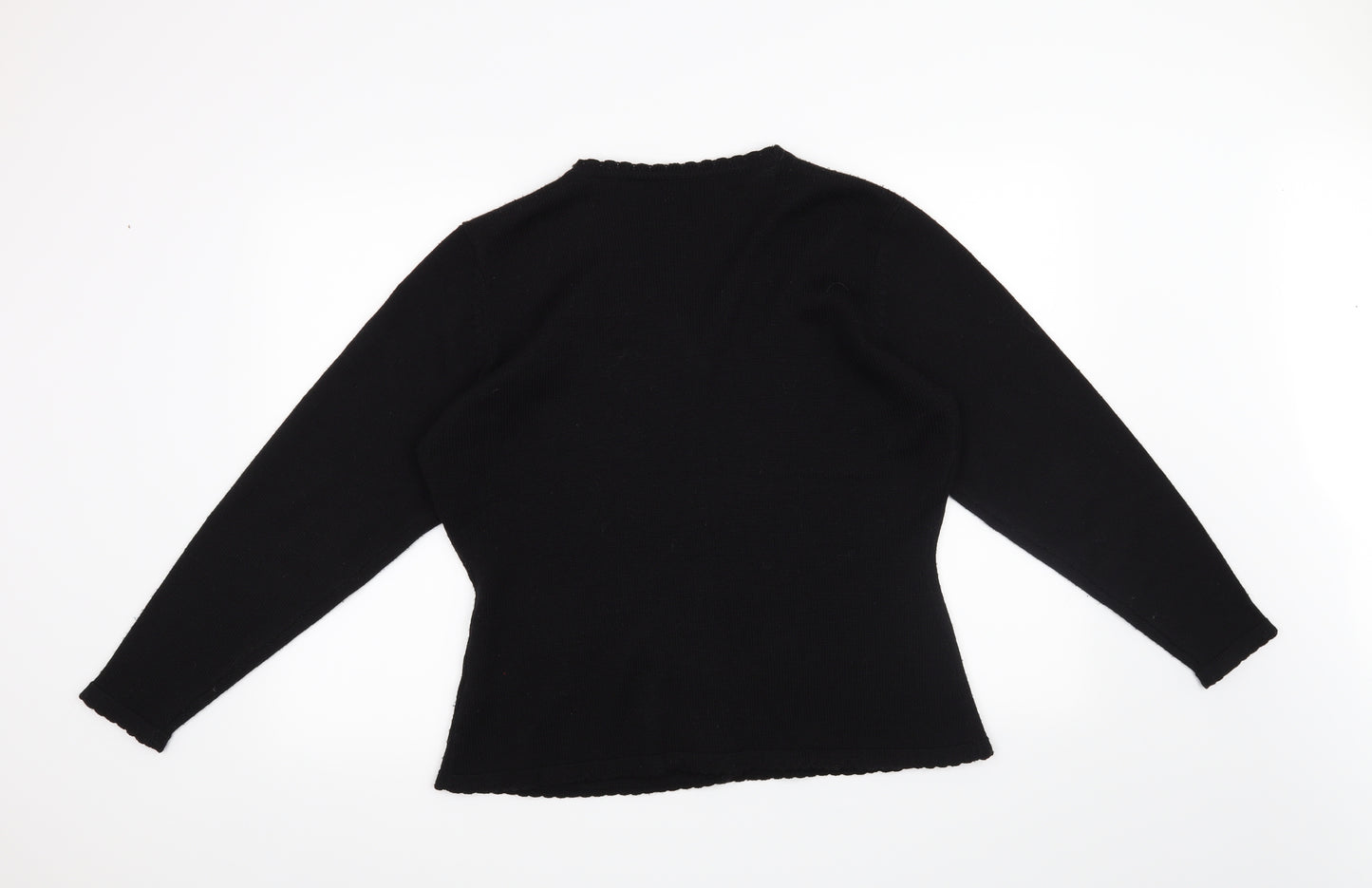 Marks and Spencer Womens Black   Cardigan Jumper Size 18