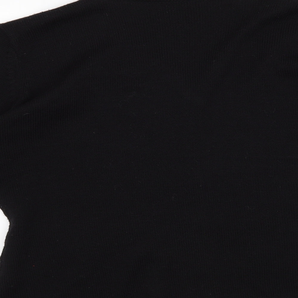 Marks and Spencer Womens Black   Cardigan Jumper Size 18