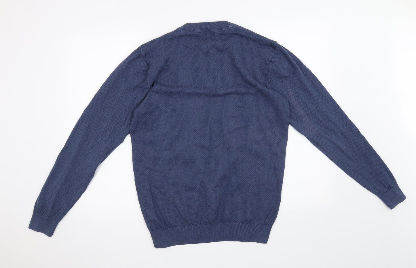 M&S Mens Blue   Pullover Jumper Size M