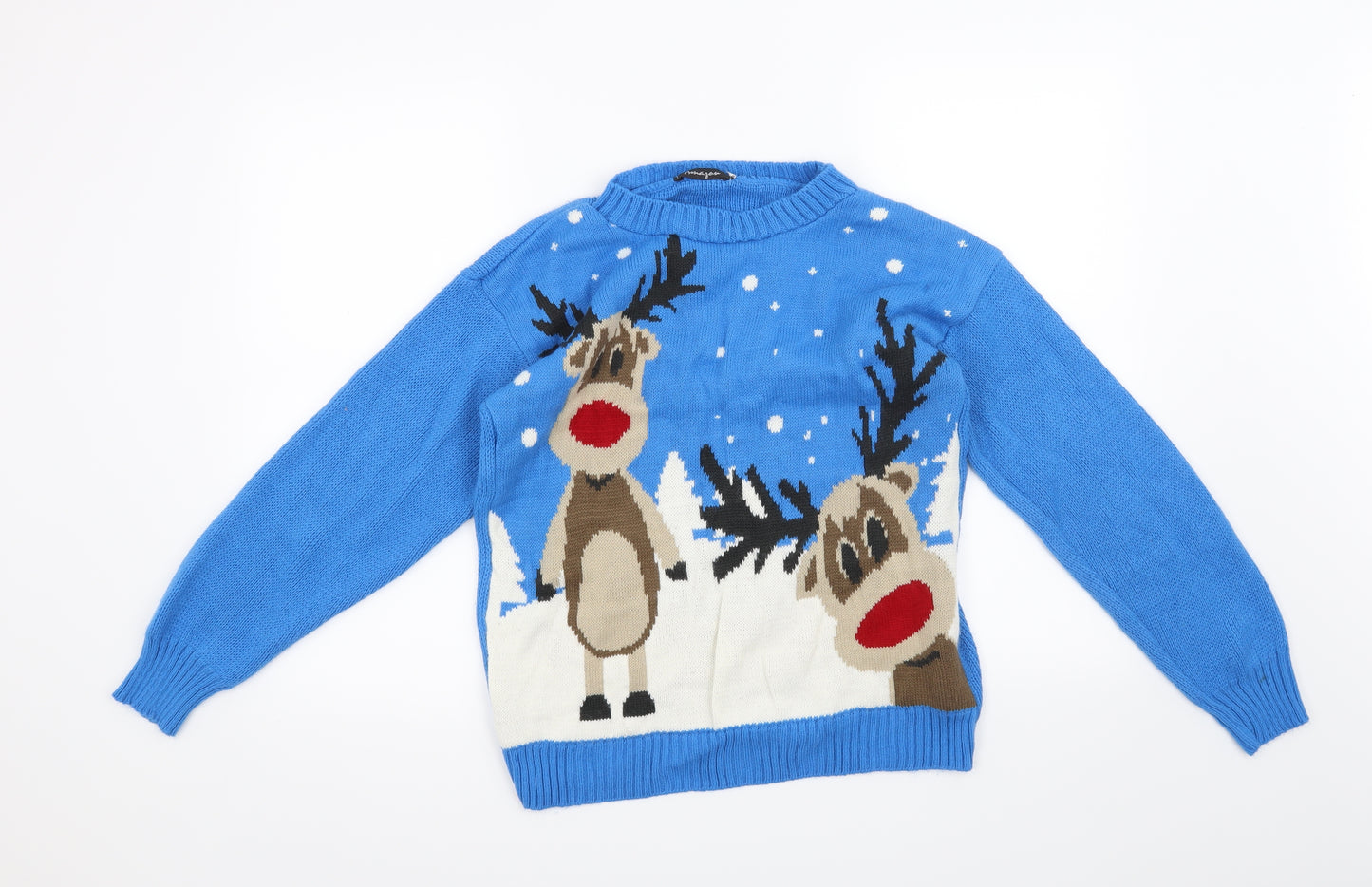 Amazon Womens Blue   Pullover Jumper Size S