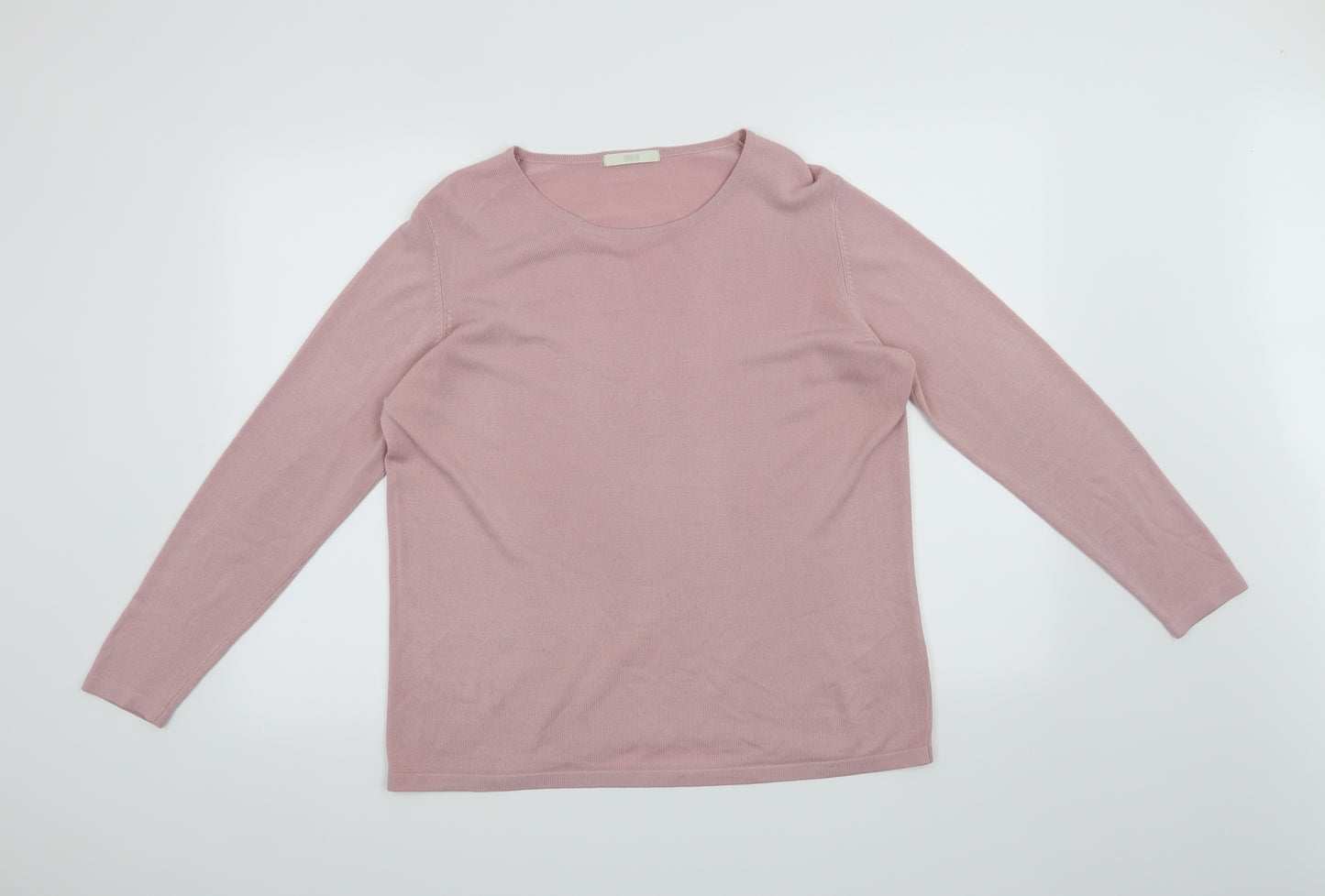 Marks and Spencer Womens Pink   Pullover Jumper Size 16