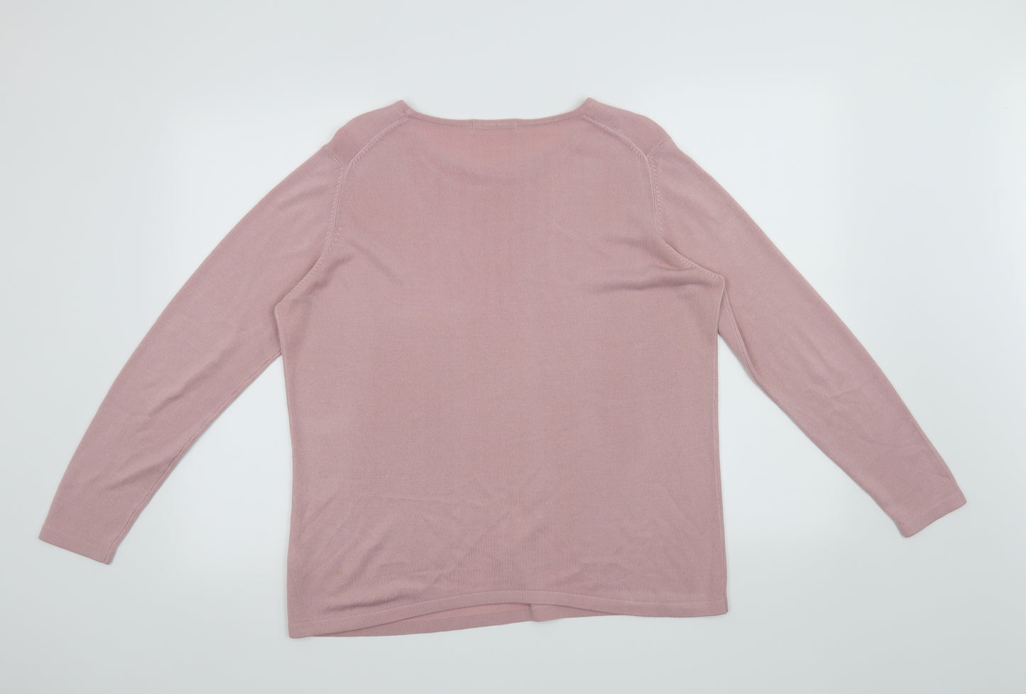 Marks and Spencer Womens Pink   Pullover Jumper Size 16