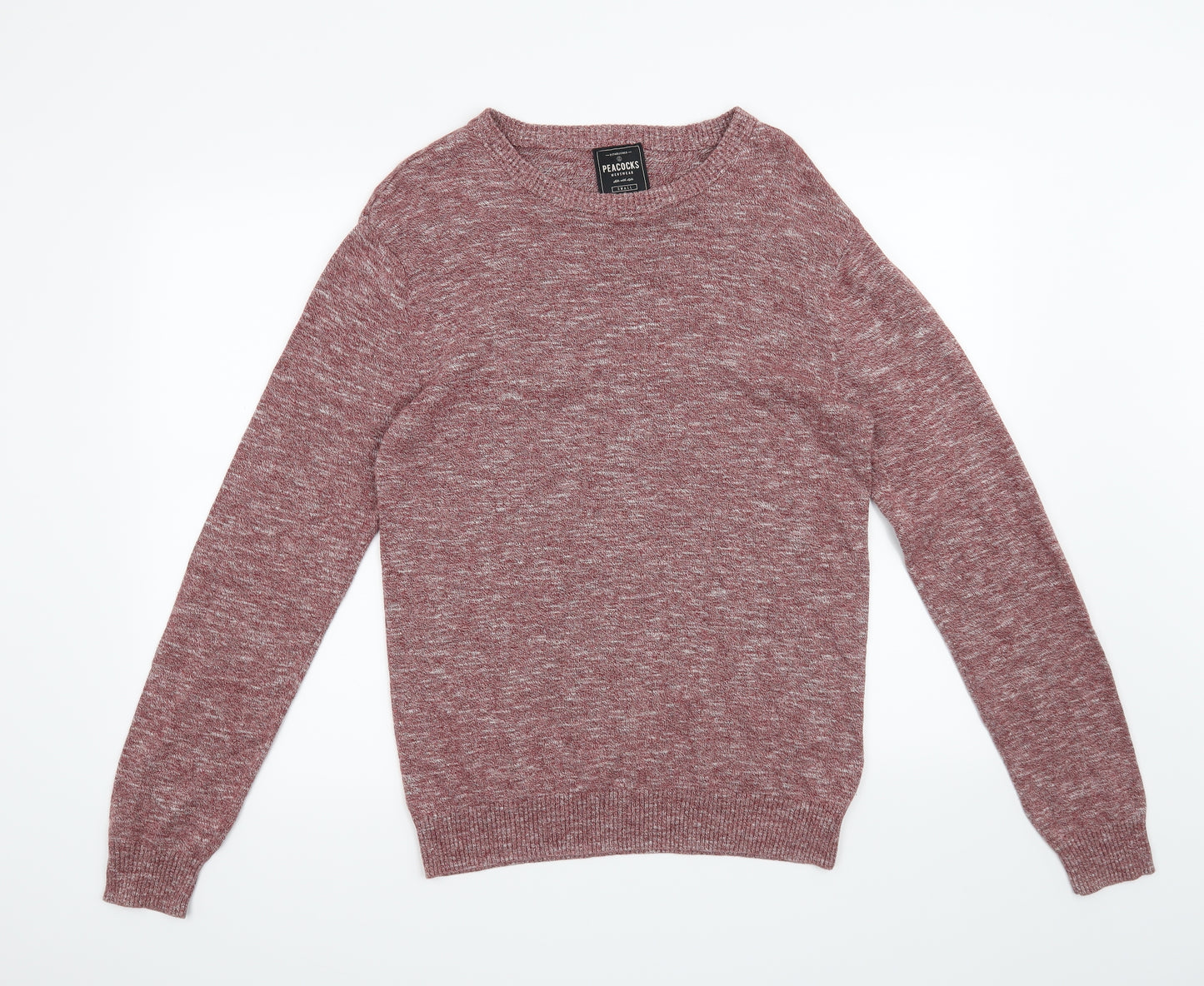 Peacocks Mens Red   Pullover Jumper Size S