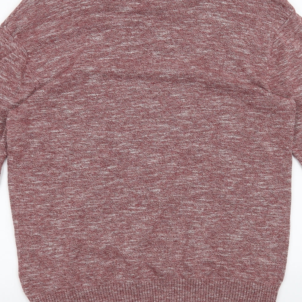 Peacocks Mens Red   Pullover Jumper Size S