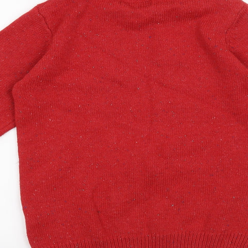 NEXT Boys Red   Pullover Jumper Size 11 Years
