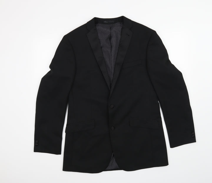 Taylor & Wright Mens Black   Jacket Suit Jacket Size 38