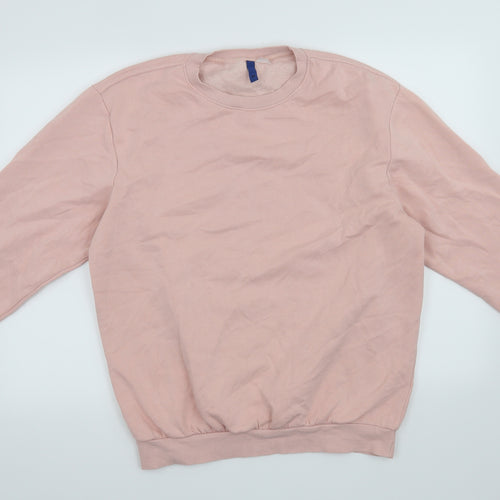 H&M Womens Pink   Pullover Jumper Size M