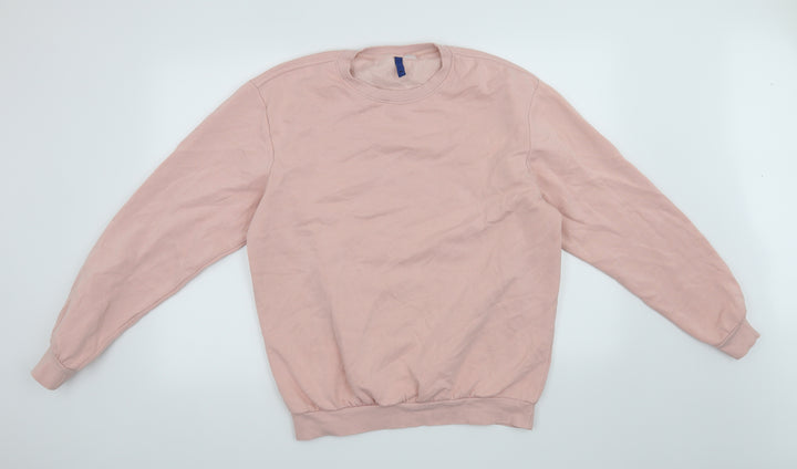 H&M Womens Pink   Pullover Jumper Size M
