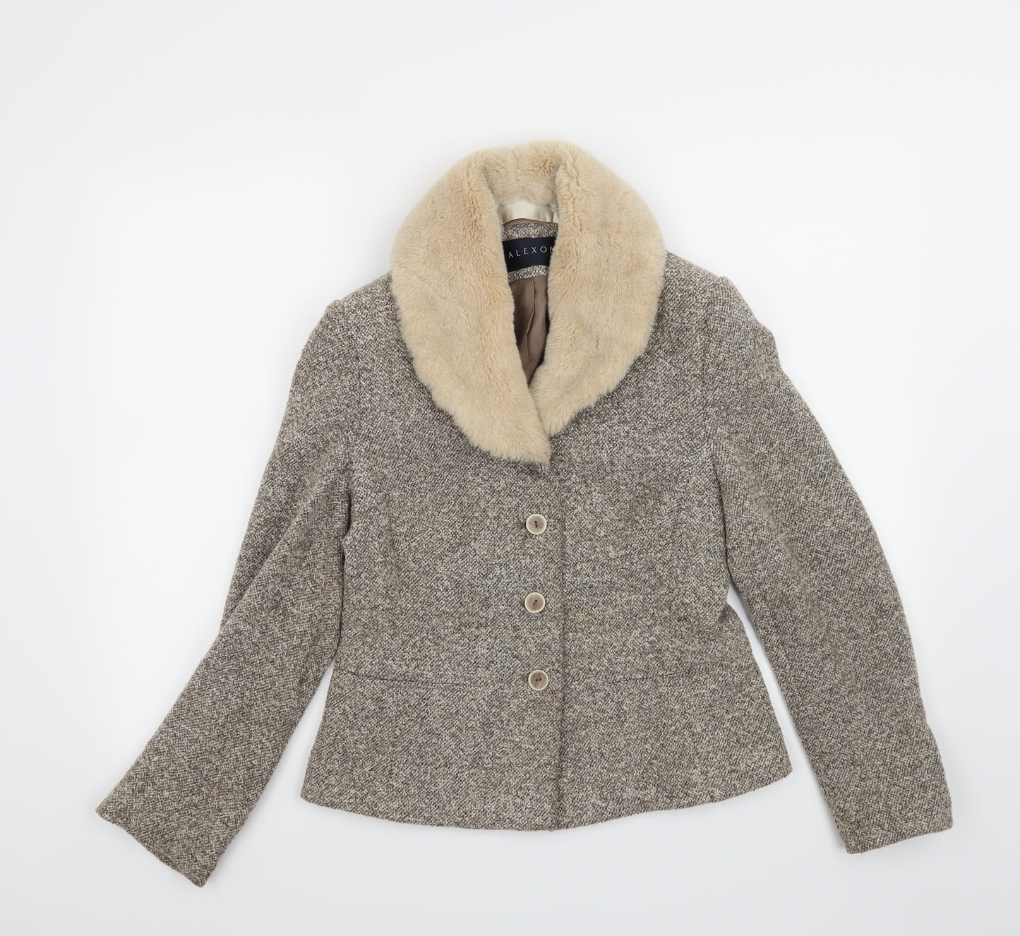 Alexon Womens Beige   Jacket Coat Size 8