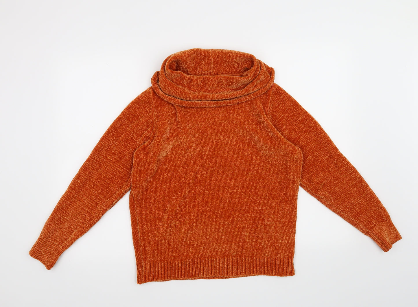 Klass Womens Orange   Pullover Jumper Size L