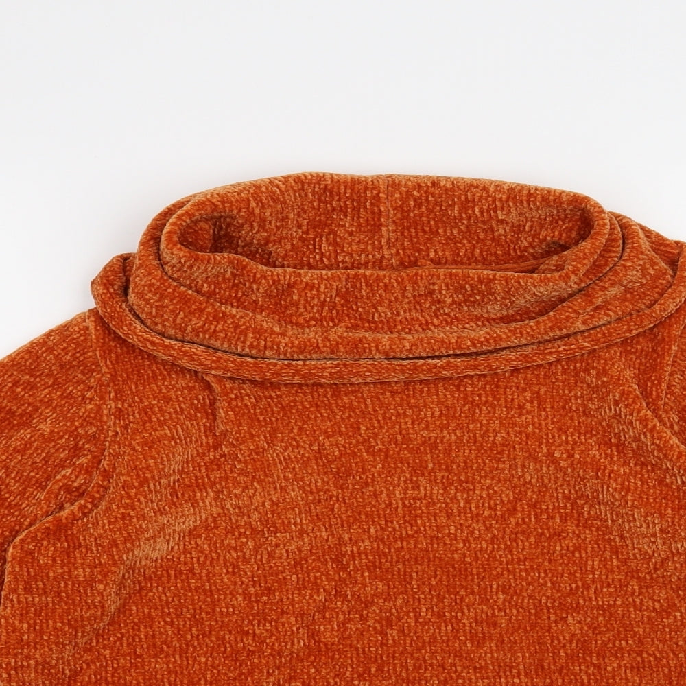 Klass Womens Orange   Pullover Jumper Size L