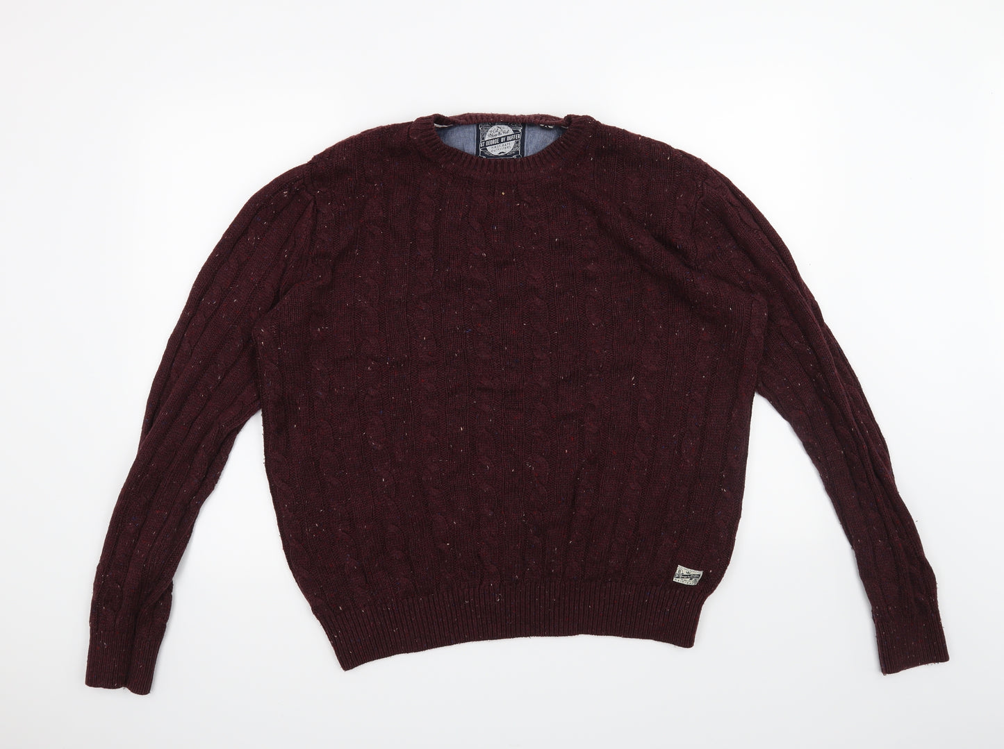 St George Mens Red   Pullover Jumper Size M