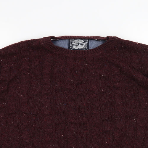 St George Mens Red   Pullover Jumper Size M