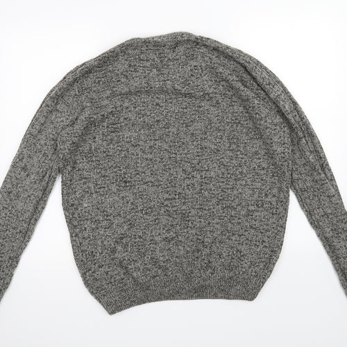 Acw85 Mens Grey   Pullover Jumper Size M