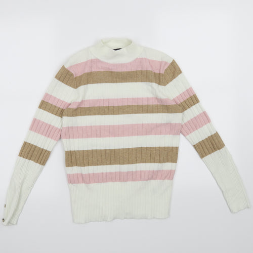 M&S Womens Pink   Pullover Jumper Size 10