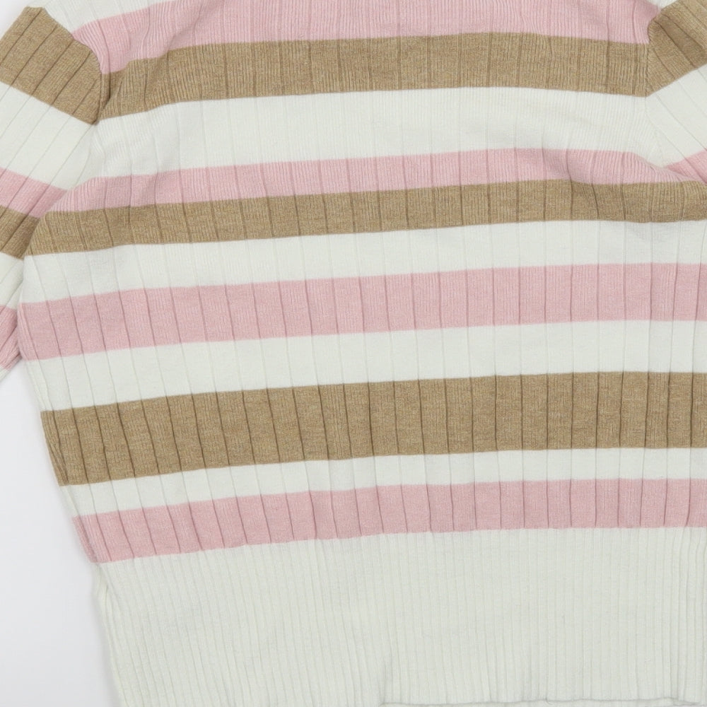 M&S Womens Pink   Pullover Jumper Size 10