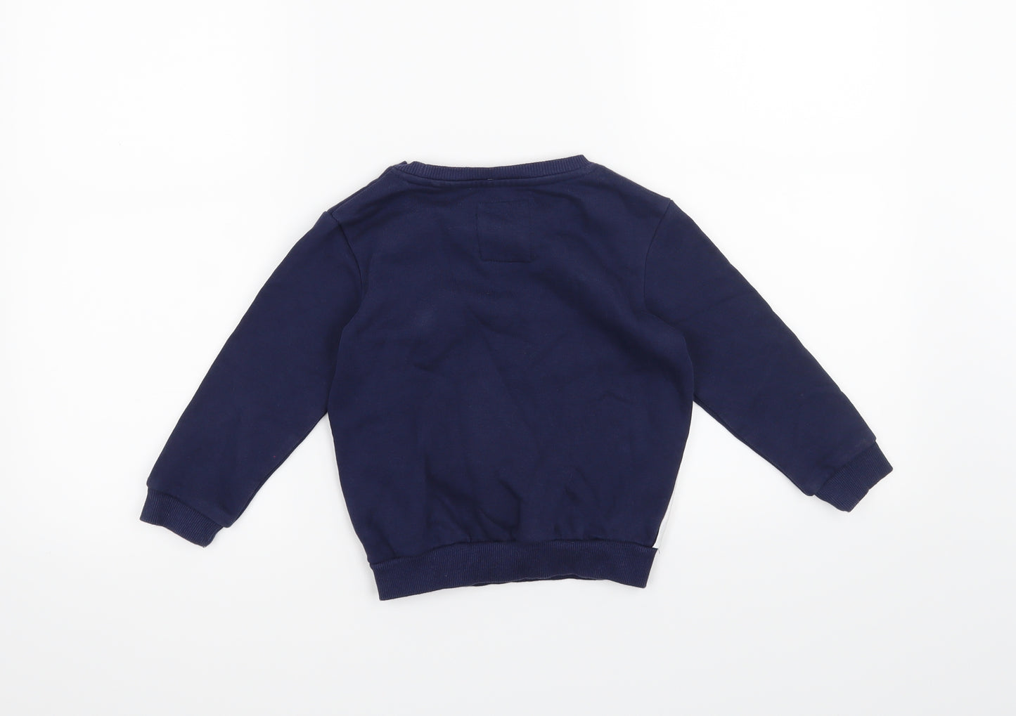 TU Boys Blue   Pullover Jumper Size 2-3 Years