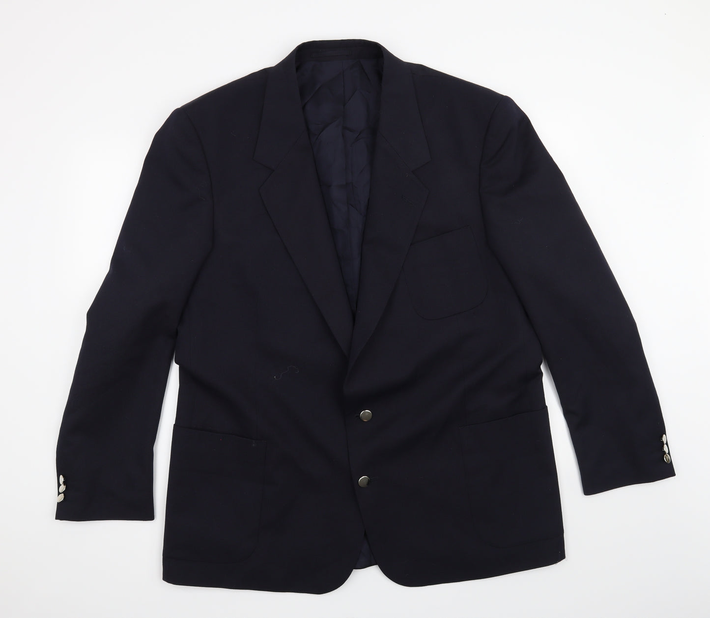 Sergio Rossi Mens Blue   Jacket Suit Jacket Size 46