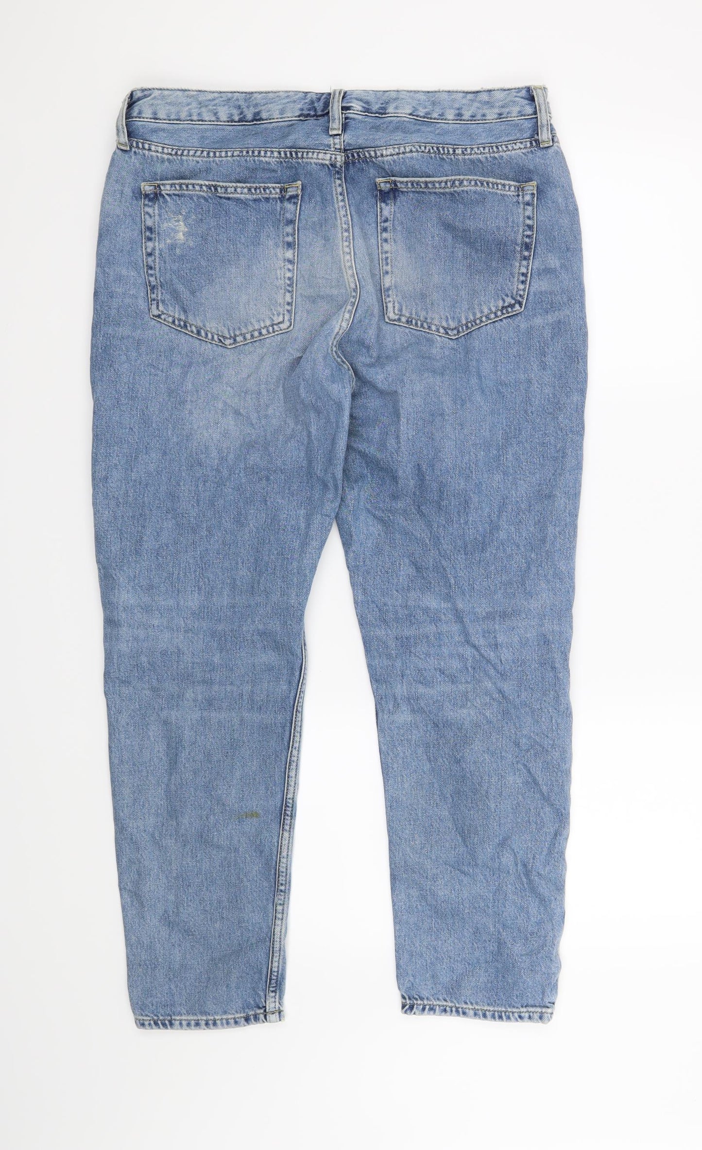 Topshop Mens Blue   Straight Jeans Size 30 in L32 in