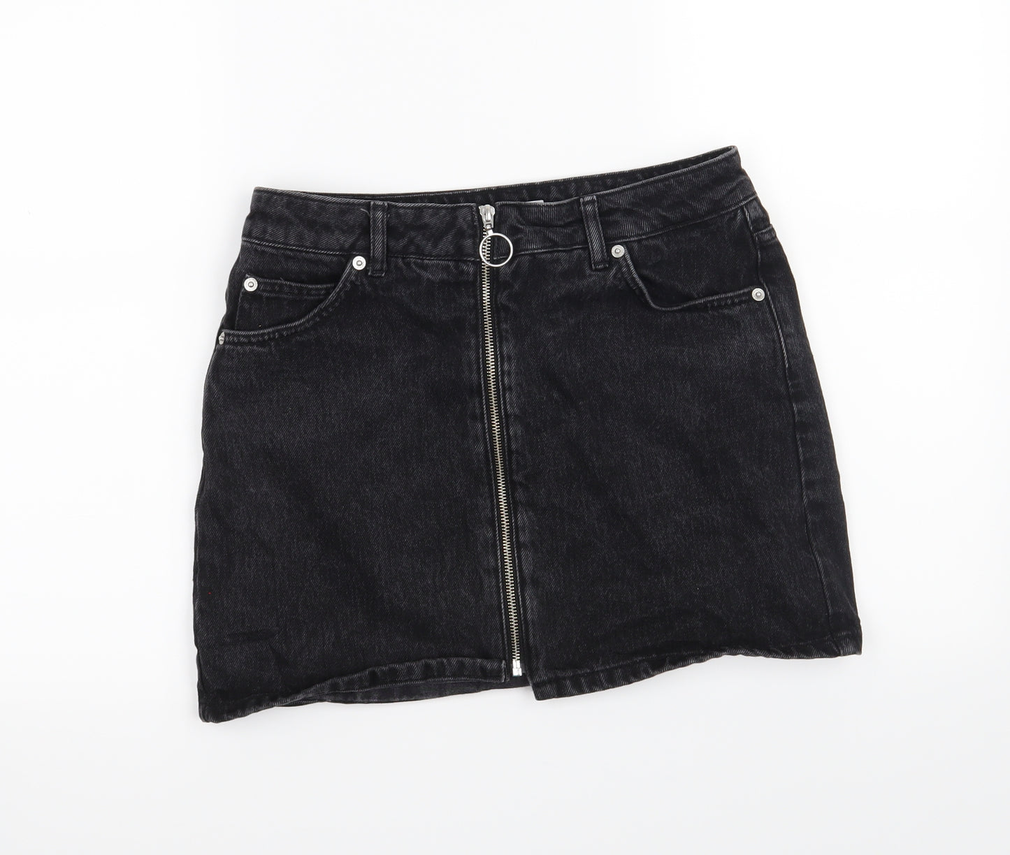 Topshop Womens Black   Mini Skirt Size 10