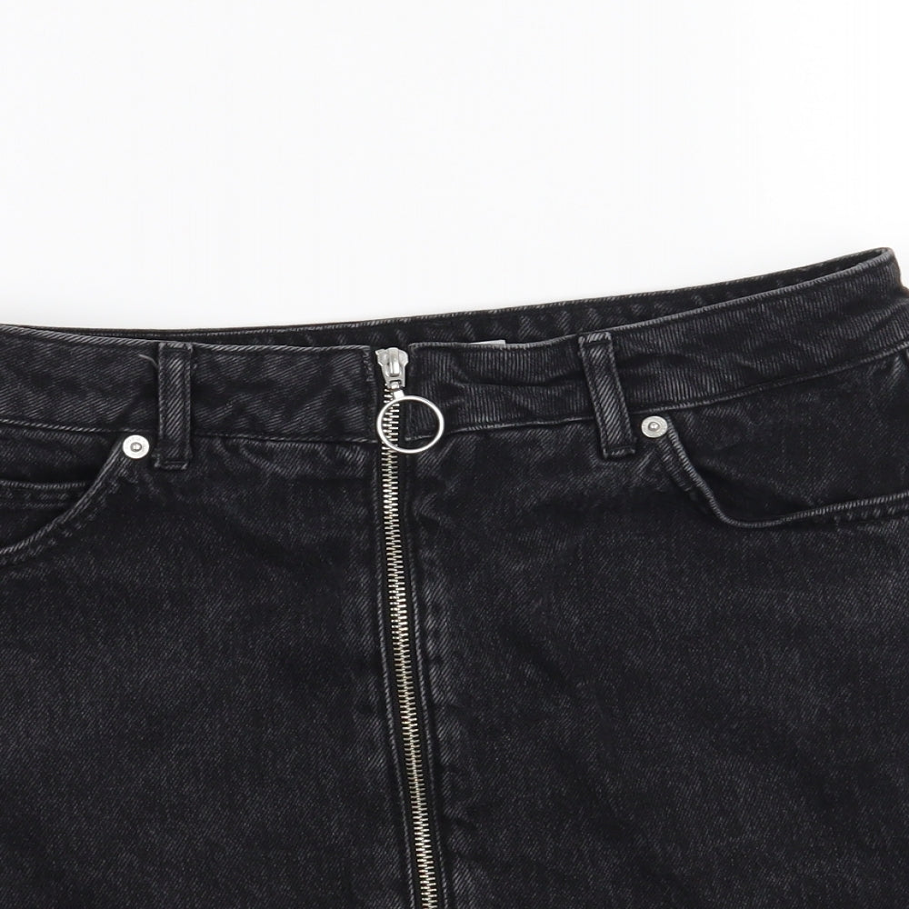 Topshop Womens Black   Mini Skirt Size 10