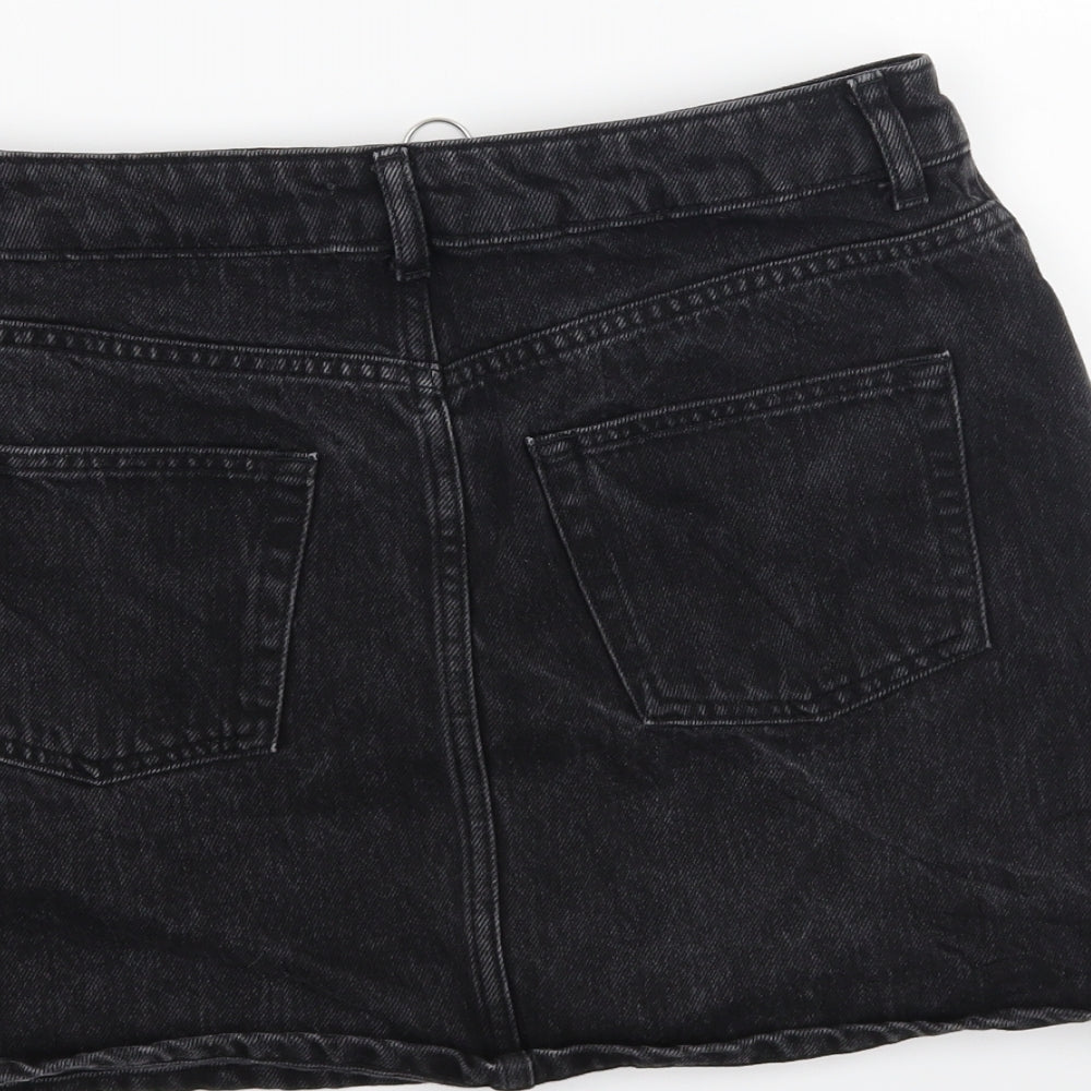 Topshop Womens Black   Mini Skirt Size 10
