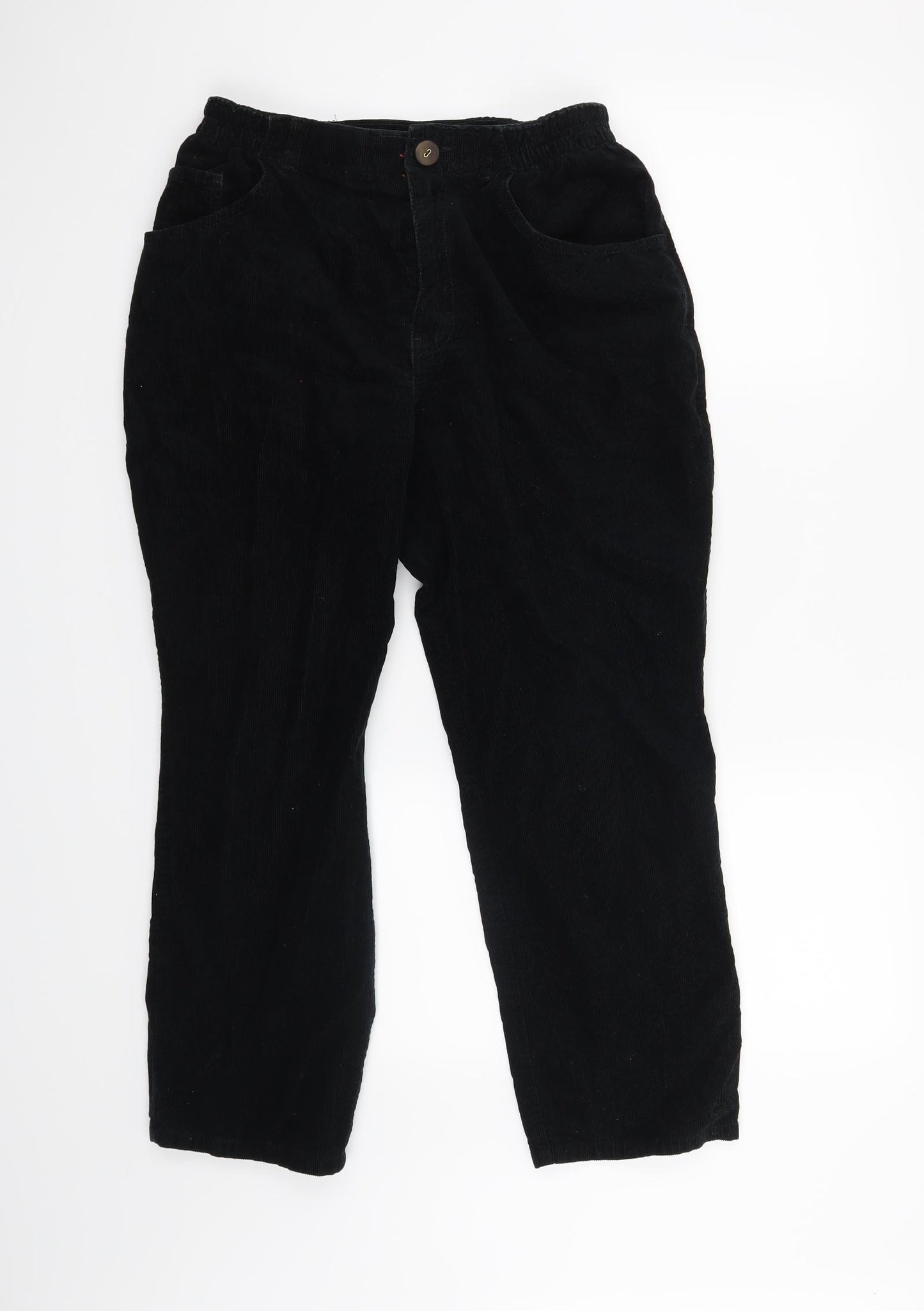 M&S Womens Black   Cropped Jeans Size 14 L24 in