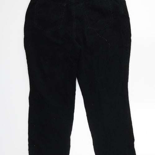 M&S Womens Black   Cropped Jeans Size 14 L24 in