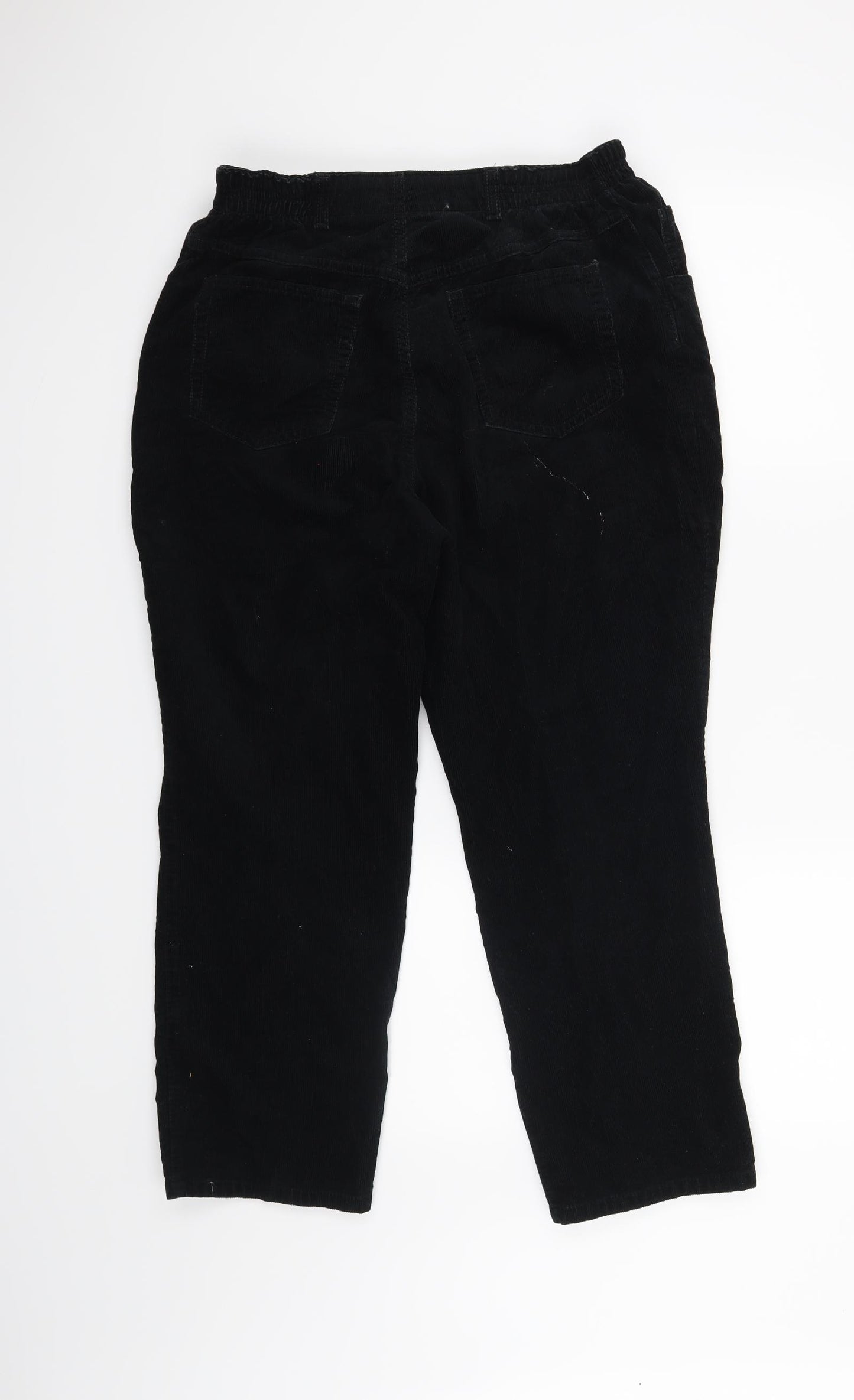 M&S Womens Black   Cropped Jeans Size 14 L24 in