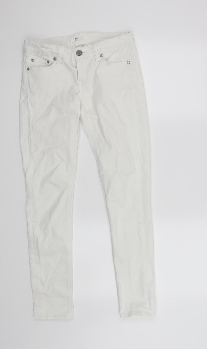 Azul Womens White   Skinny Jeans Size S L28 in