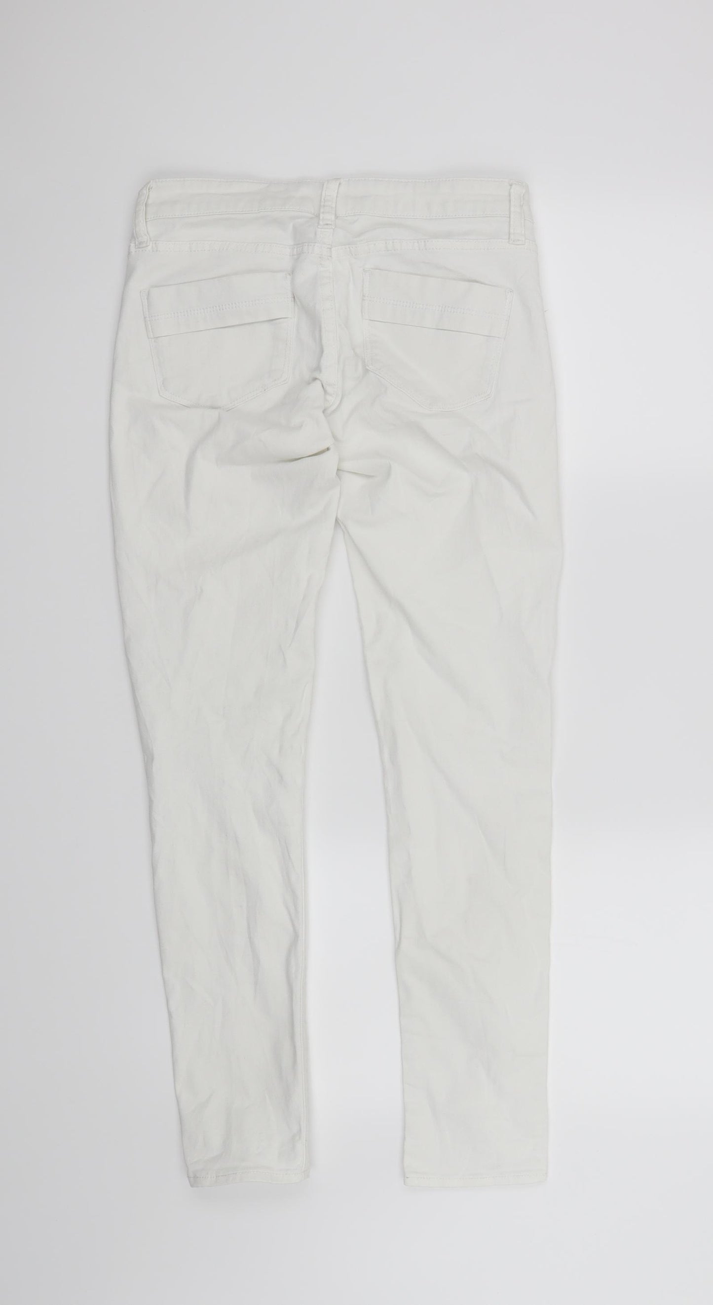 Azul Womens White   Skinny Jeans Size S L28 in