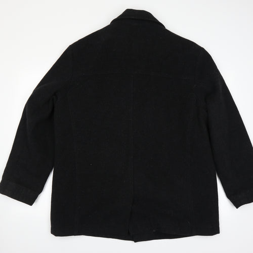 Baker Street Womens Black   Jacket Coat Size L