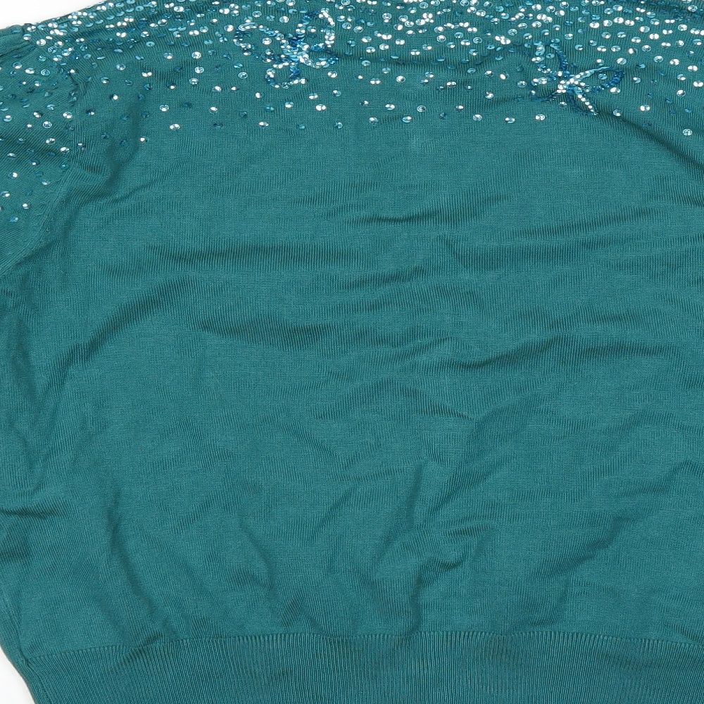 Changes By Together Womens Green   Cardigan Jumper Size 18