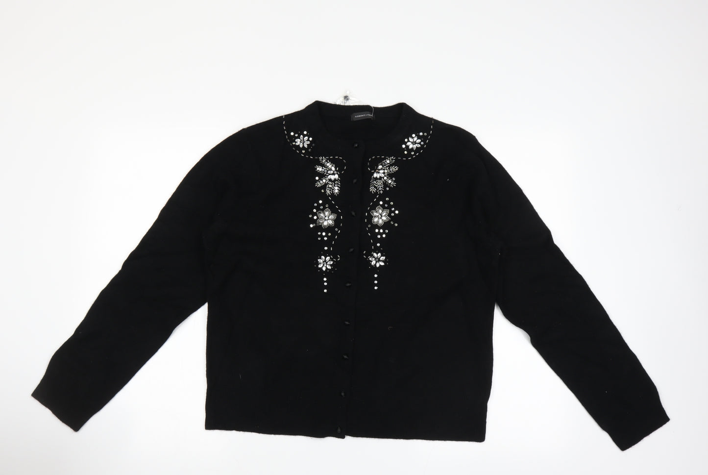 Florence & Fred Womens Black   Cardigan Jumper Size 20