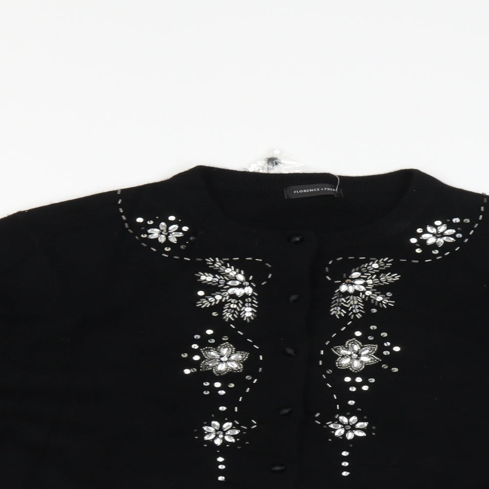 Florence & Fred Womens Black   Cardigan Jumper Size 20
