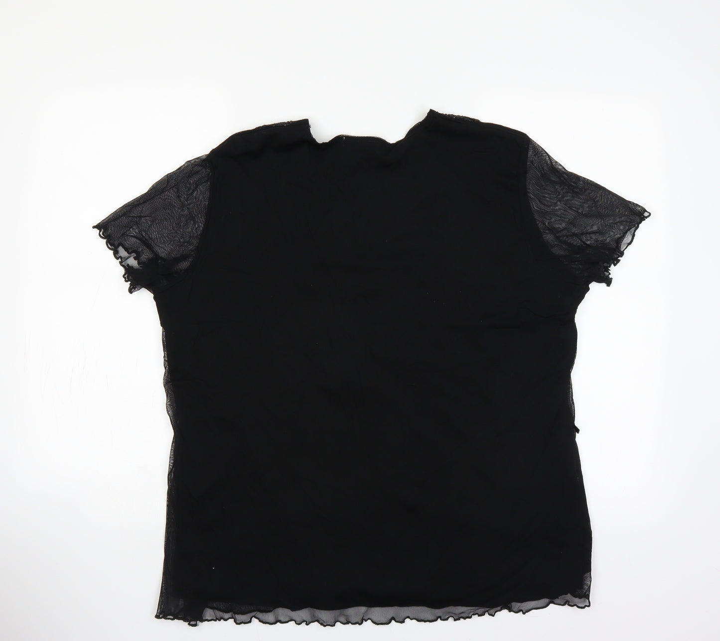 Classics Womens Black   Basic Blouse Size 20