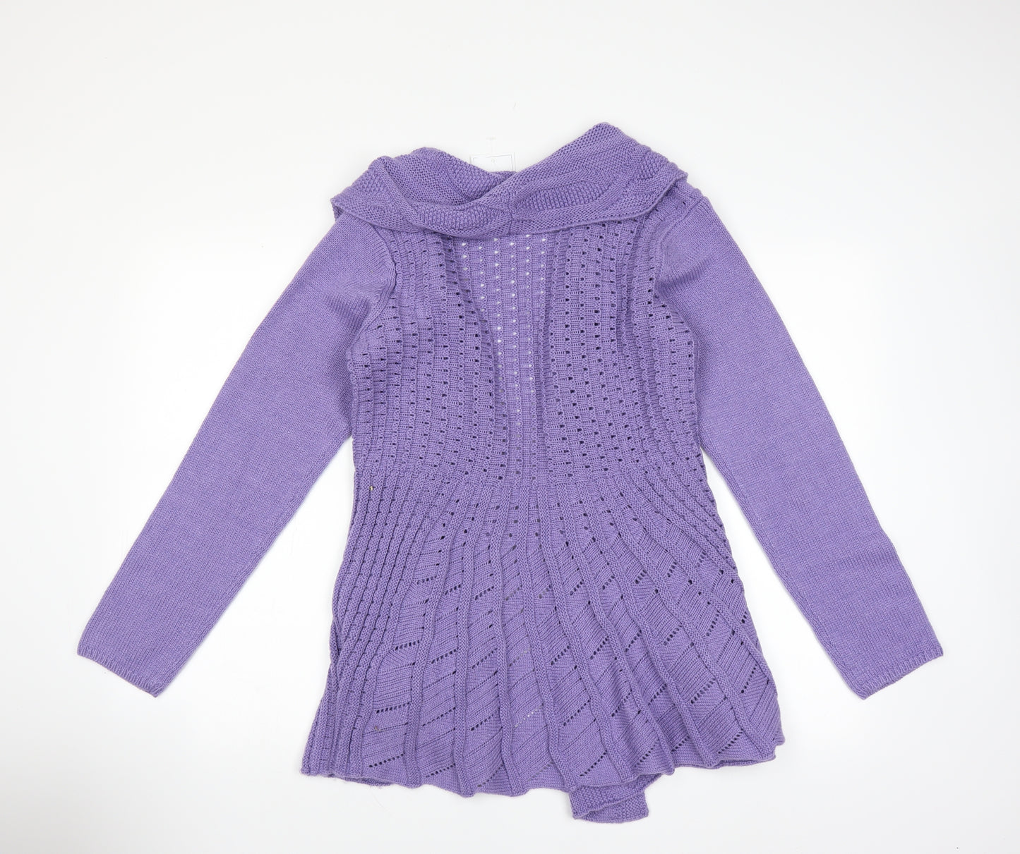 Essential Collection Womens Purple   Cardigan Jumper Size 16