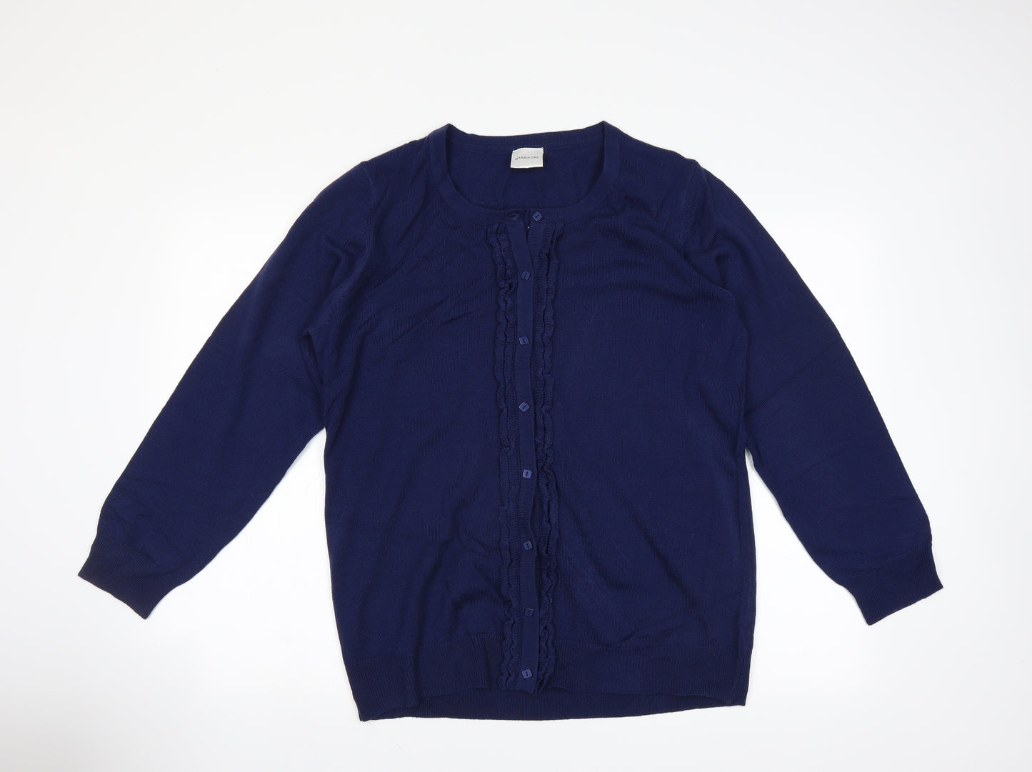 Wardrobe Womens Blue   Cardigan Jumper Size 18